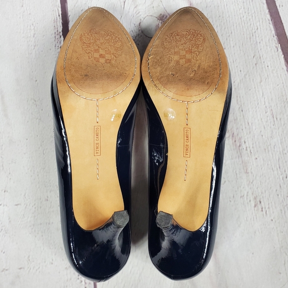 Vince Camuto Navy Blue Heels - Picture 4 of 5